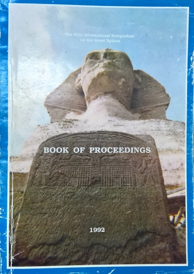 1992 - Sphinx Symposium Proceedings - Some contributions for the preservation of the Sphinx