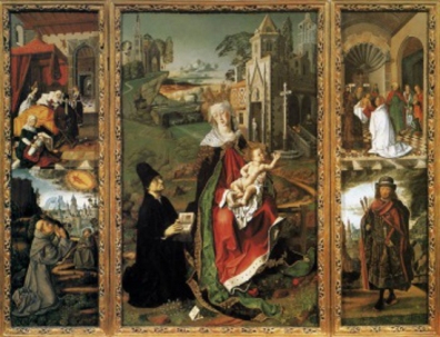 Restauro del trittico di Bartolomeo Bermejo. 